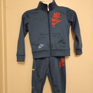 Nike Men's Blue Jacket & Pants Set
